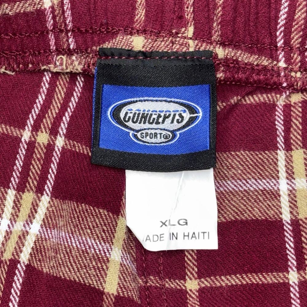 Concepts Sport Florida State Seminoles FSU Plaid Sleep Pants Sleepwear Mens XL - Picture 4 of 7